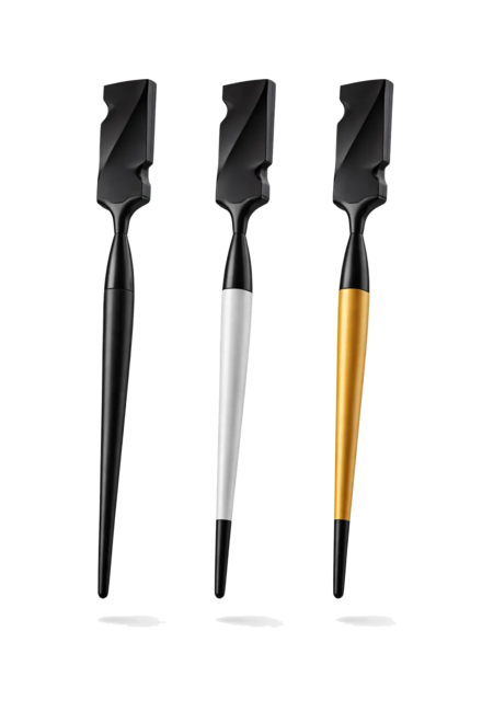 Calligraphen in Schwarz, Weiß und Gold